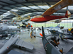 Der Museumskomplex der Flugwerft Schleiheim im Deutschen Museum